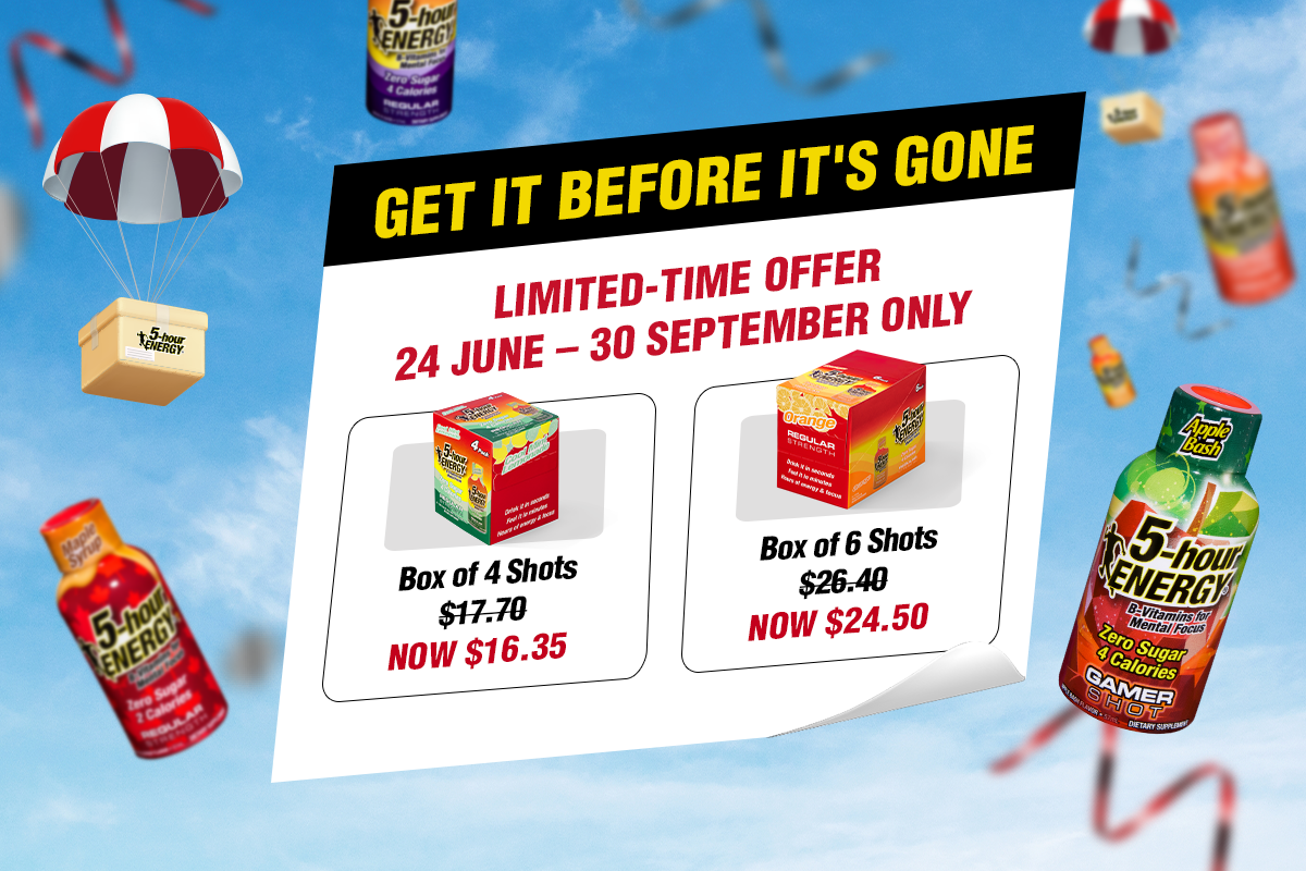 limited time offer | 5-hour ENERGY®